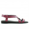 Sandales femme 5010 rose framboise