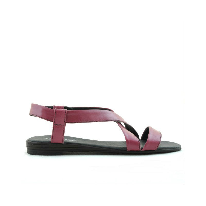 Sandales femme 5010 rose framboise