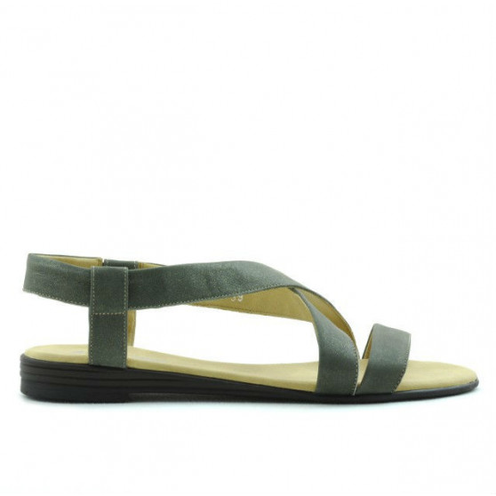 Sandales femme 5010 kaki nacré Sandales femme 5010 kaki nacré