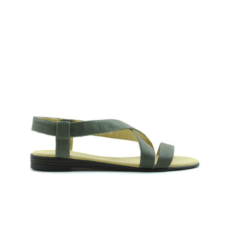 Sandales femme 5010 kaki nacré