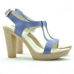 Sandales femme 5018 bleu nacré