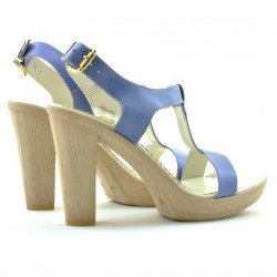 Sandales femme 5018 bleu nacré