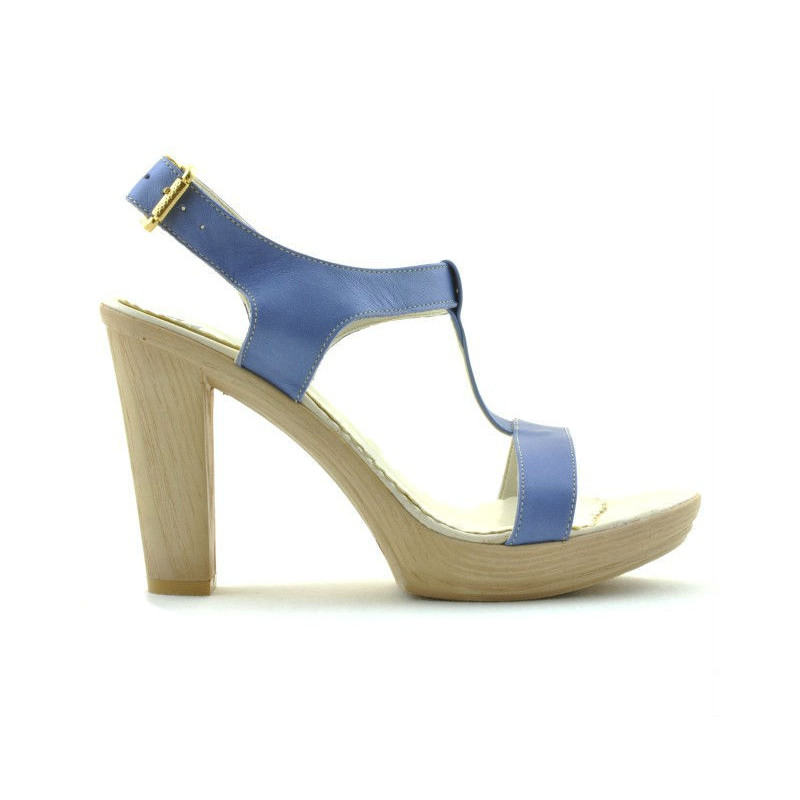 Sandales femme 5018 bleu nacré