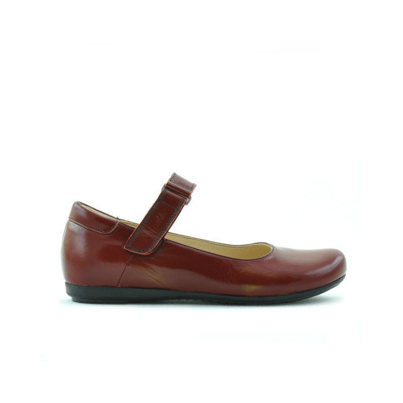 Chaussures enfants 125 bordeaux