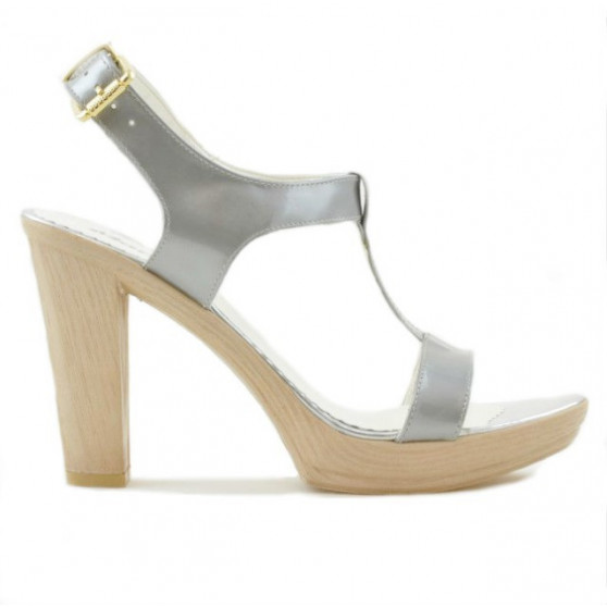 Sandales femme 5018 verni argenté Sandales femme 5018 verni argenté