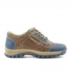 Chaussures enfants 137 indigo+marron