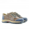 Chaussures enfants 137 indigo+marron