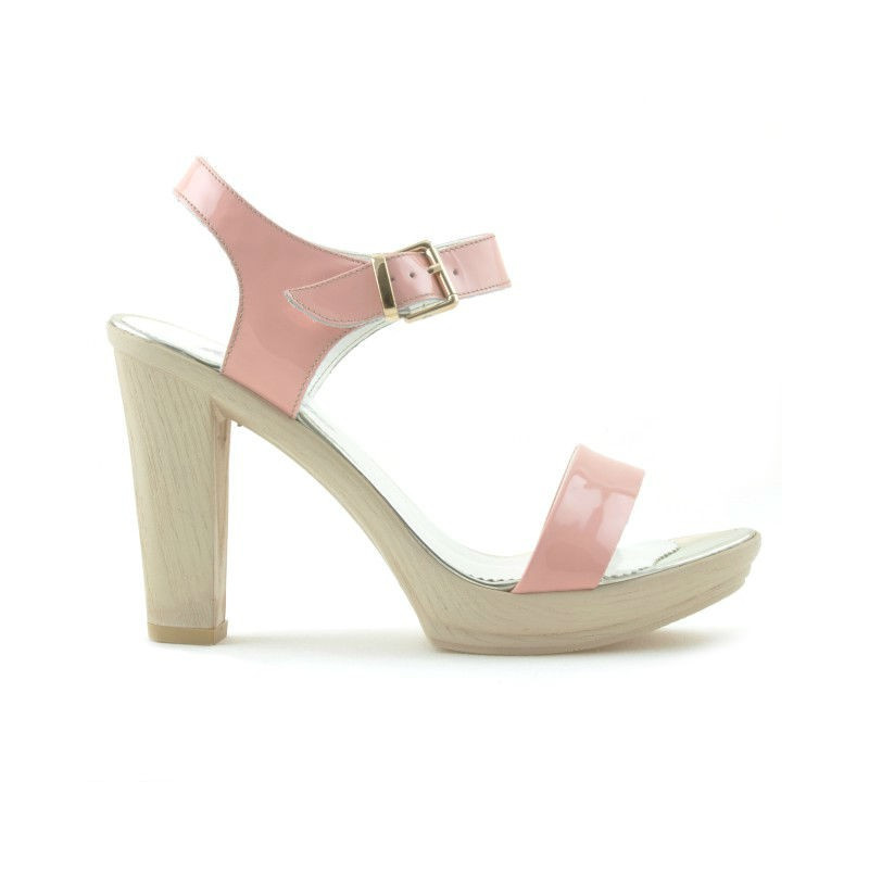 Sandales femme 5022 vernis rose