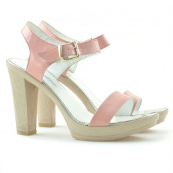 Sandales femme 5022 vernis rose