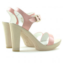 Sandales femme 5022 vernis rose