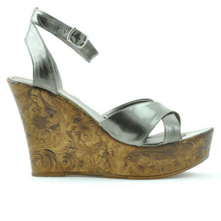 Sandales femme 5017 vernis cuivré