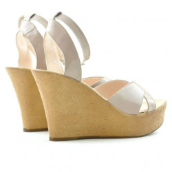 Sandales femme 5017 vernis nude