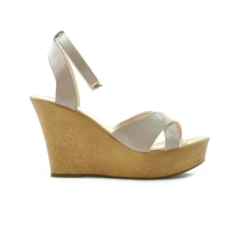 Sandales femme 5017 vernis nude
