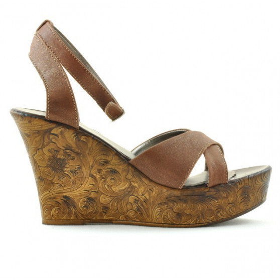 Sandales femme 5017 marron nacré Sandales femme 5017 marron nacré