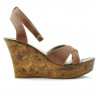 Sandales femme 5017 marron nacré