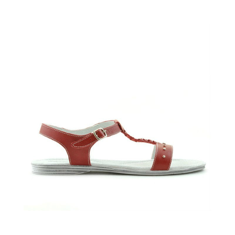 Sandales femme 5011 rouge