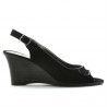 Sandales femme 596 noir velours