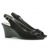 Sandales femme 596 noir velours