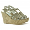Sandales femme 598 velours sable