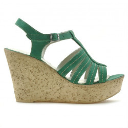 Sandales femme 598 bufo vert