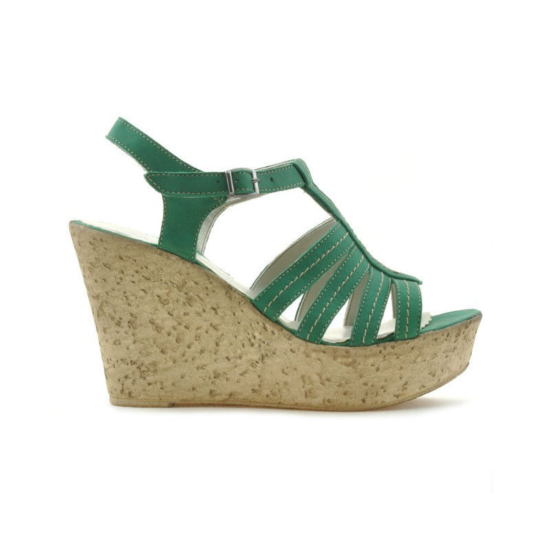 Sandales femme 598 bufo vert