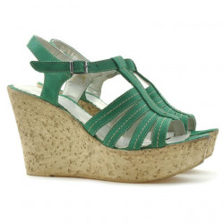 Sandales femme 598 bufo vert