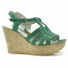 Sandales femme 598 bufo vert