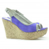 Sandales femme 5001 violet velours