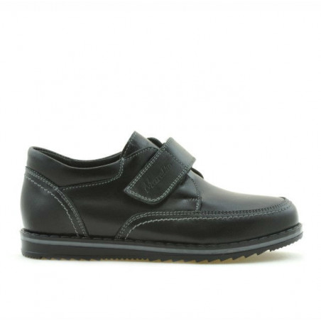 Chaussures enfants 113sc noir velcro