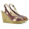 Sandales femme 5015 bordeaux