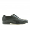 Chaussures enfants 150 laqué noir combiné