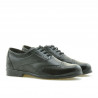 Chaussures enfants 150 laqué noir combiné