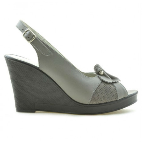 Sandales femme 5002 gris clair