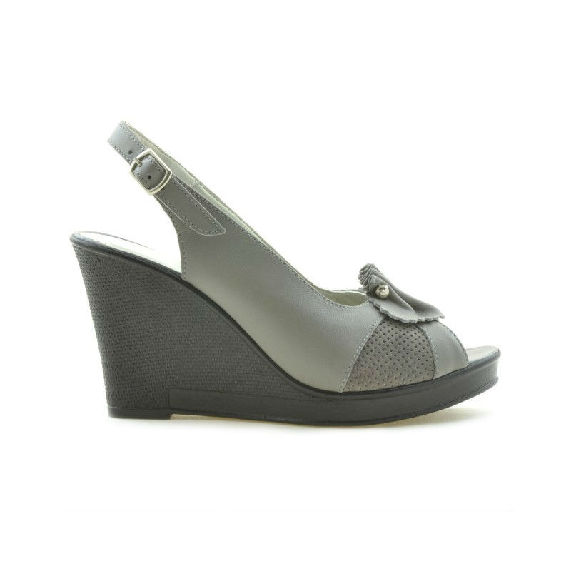 Sandales femme 5002 gris clair