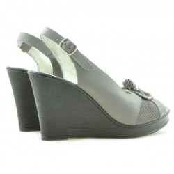 Sandales femme 5002 gris clair