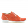 Chaussures enfants 131 rouge corail velours