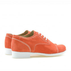 Chaussures enfants 131 rouge corail velours