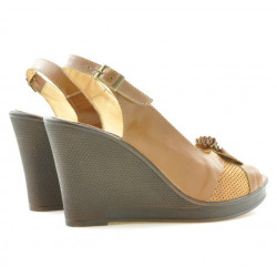 Sandales femme 5002 marron ciré