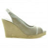 Sandales femme 5000 sable velours