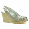 Sandales femme 5000 sable velours