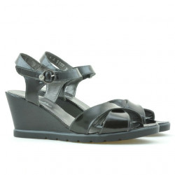 Sandales femme 5007 vernis noir