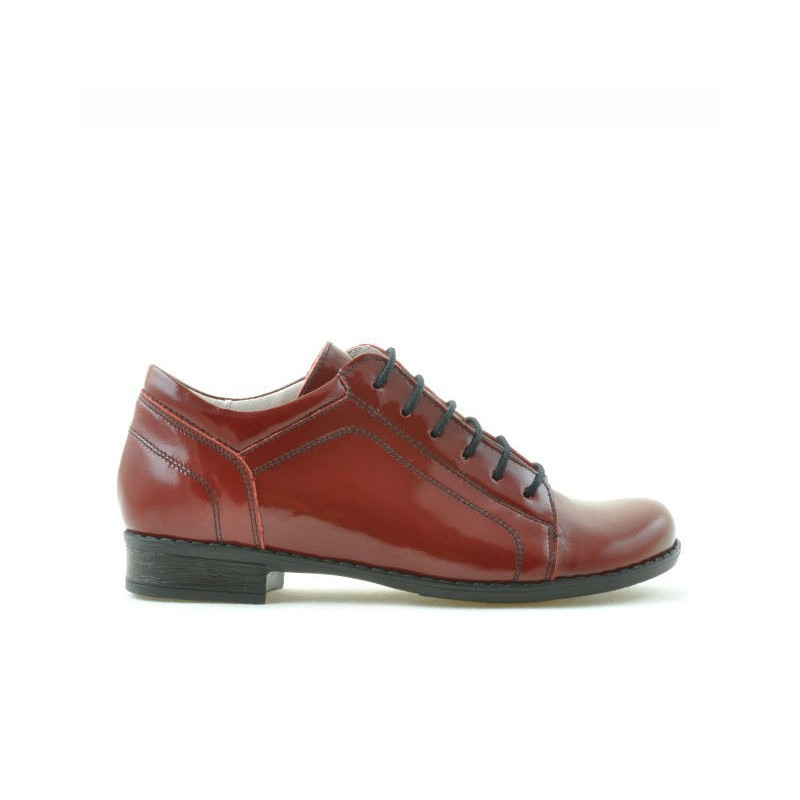 Chaussures enfants 122 vernis bordeaux