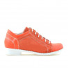 Chaussures enfant 122 corail rouge combiné