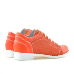Chaussures enfant 122 corail rouge combiné