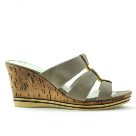 Sandales femme 5014 sable satiné
