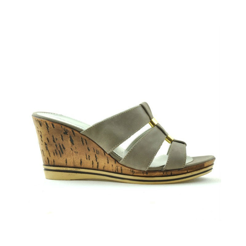Sandales femme 5014 sable satiné