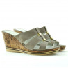 Sandales femme 5014 sable satiné