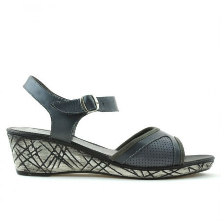 Sandales femme 5005m p gris perforé