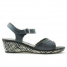 Sandales femme 5005m p gris perforé