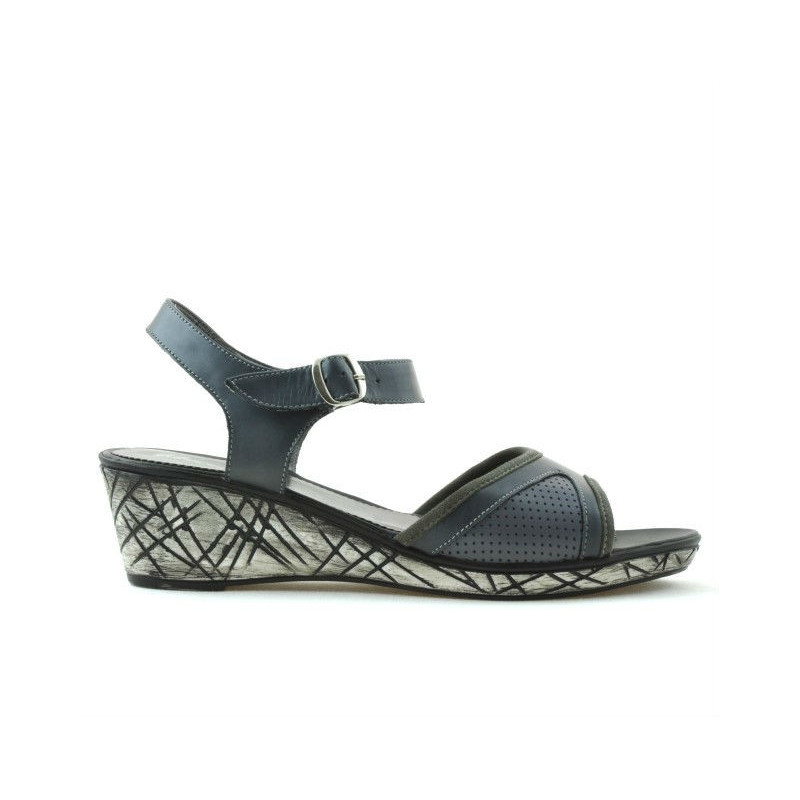 Sandales femme 5005m p gris perforé